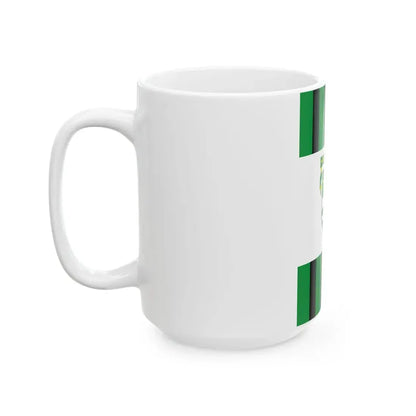 Flag of Papateszer vertical (Hungary) White Coffee Mug - Go Mug Yourself
