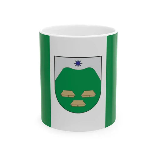 Flag of Papile (Lithuania) White Coffee Mug 11oz - Go Mug Yourself