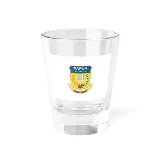 Flag of Papua Indonesia - Shot Glass 1.5oz 1.5oz - Go Mug Yourself