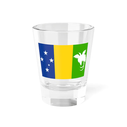 Flag of Papua New Guinea 1970-1971 (Guinea) Shot Glass 1.5oz 1.5oz - Go Mug Yourself