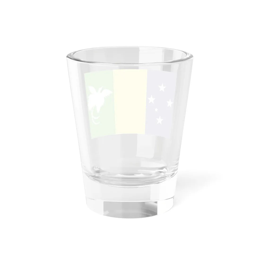 Flag of Papua New Guinea 1970-1971 (Guinea) Shot Glass 1.5oz - Go Mug Yourself