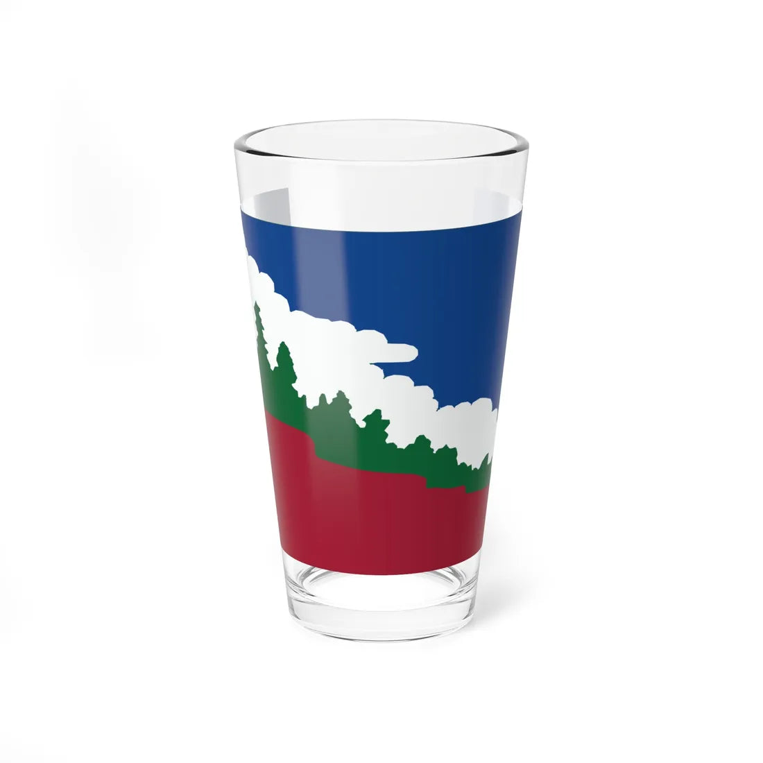 Flag of Paradise California (United States) Pint Glass 16oz 16oz - Go Mug Yourself