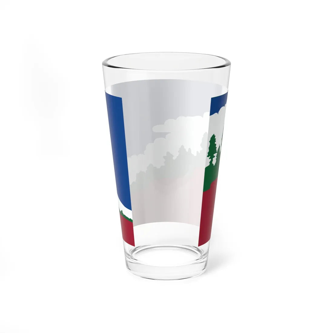 Flag of Paradise California (United States) Pint Glass 16oz - Go Mug Yourself