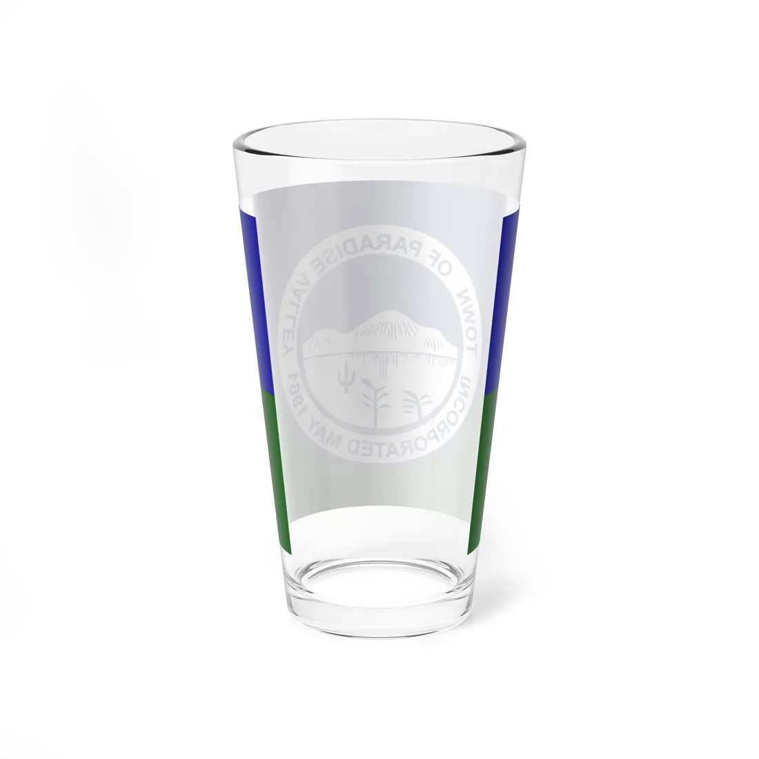 Flag of Paradise Valley Arizona (United States) Pint Glass 16oz - Go Mug Yourself