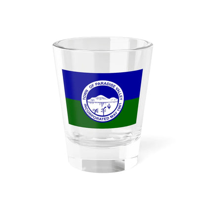 Flag of Paradise Valley Arizona (United States) Shot Glass 1.5oz 1.5oz - Go Mug Yourself