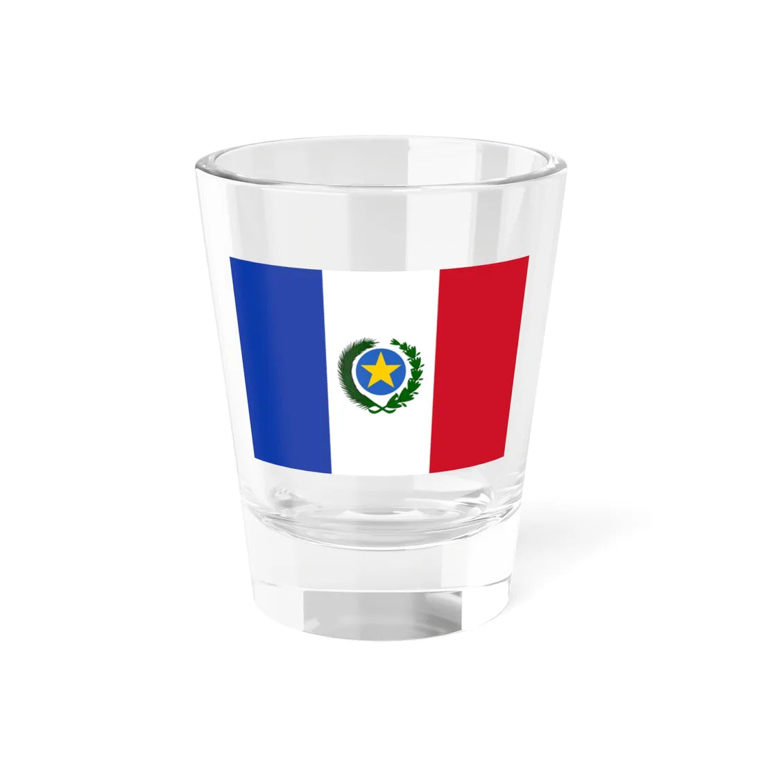 Flag of Paraguay 1813-1840 (Paraguay) Shot Glass 1.5oz 1.5oz - Go Mug Yourself