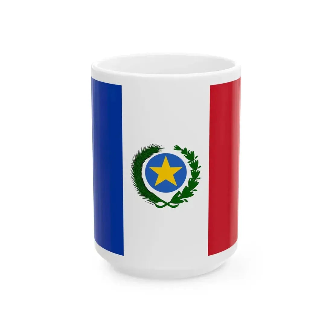Flag of Paraguay 1813-1840 (Paraguay) White Coffee Mug 15oz - Go Mug Yourself