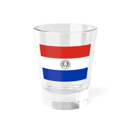Flag of Paraguay 3-2 (Paraguay) Shot Glass 1.5oz 1.5oz - Go Mug Yourself