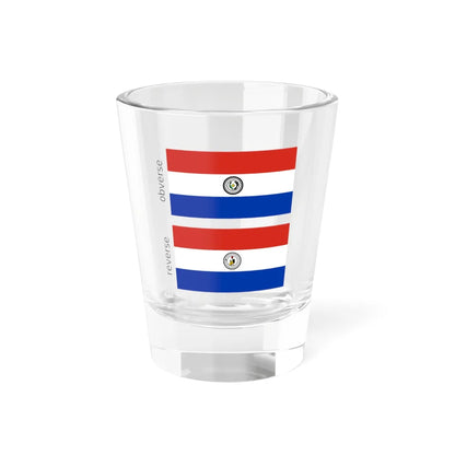 Flag of Paraguay both sides (Paraguay) Shot Glass 1.5oz 1.5oz - Go Mug Yourself