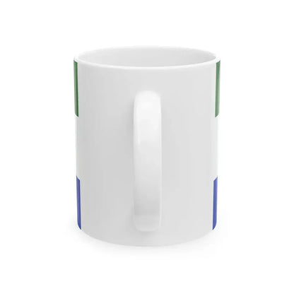 Flag of Paraguay June 1811 (Paraguay) White Coffee Mug - Go Mug Yourself