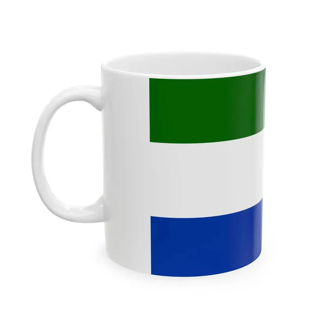 Flag of Paraguay June 1811 (Paraguay) White Coffee Mug - Go Mug Yourself