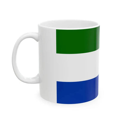 Flag of Paraguay June 1811 (Paraguay) White Coffee Mug - Go Mug Yourself