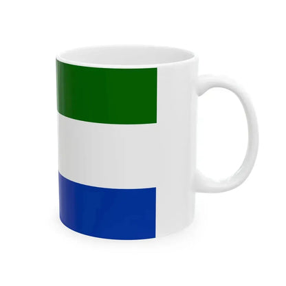 Flag of Paraguay June 1811 (Paraguay) White Coffee Mug - Go Mug Yourself