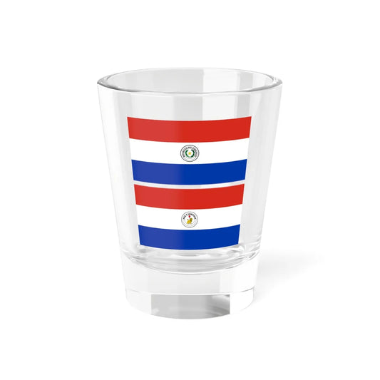 Flag of Paraguay obverse  reverse (Paraguay) Shot Glass 1.5oz 1.5oz - Go Mug Yourself