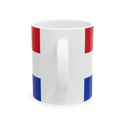 Flag of Paraguay reverse 1954-1988 (Paraguay) White Coffee Mug - Go Mug Yourself