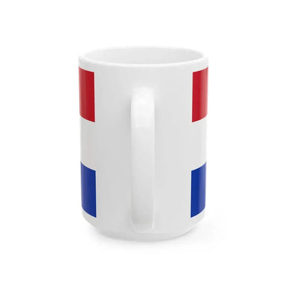Flag of Paraguay reverse 1954-1988 (Paraguay) White Coffee Mug - Go Mug Yourself