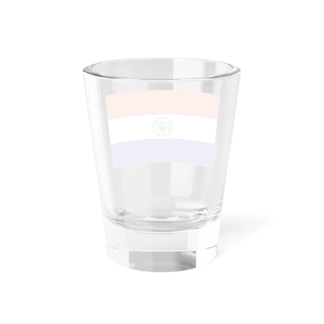 Flag of Paraguay reverse 1988-1990 (Paraguay) Shot Glass 1.5oz - Go Mug Yourself