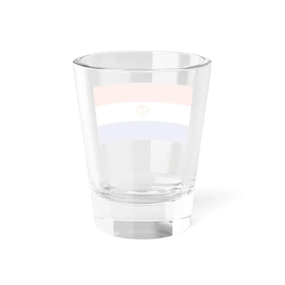 Flag of Paraguay reverse 1990-2013 (Paraguay) Shot Glass 1.5oz - Go Mug Yourself