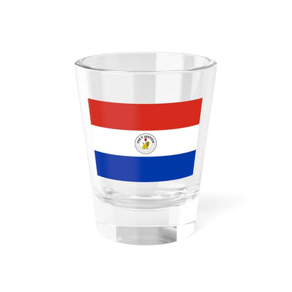 Flag of Paraguay reverse 3-2 (Paraguay) Shot Glass 1.5oz 1.5oz - Go Mug Yourself