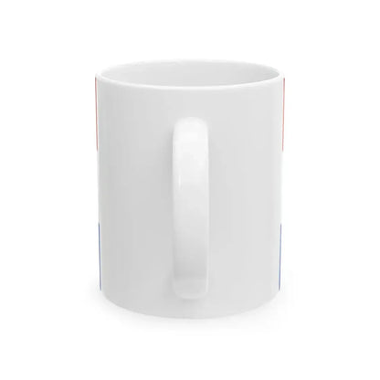 Flag of Paraguay reverse 3-2 (Paraguay) White Coffee Mug - Go Mug Yourself