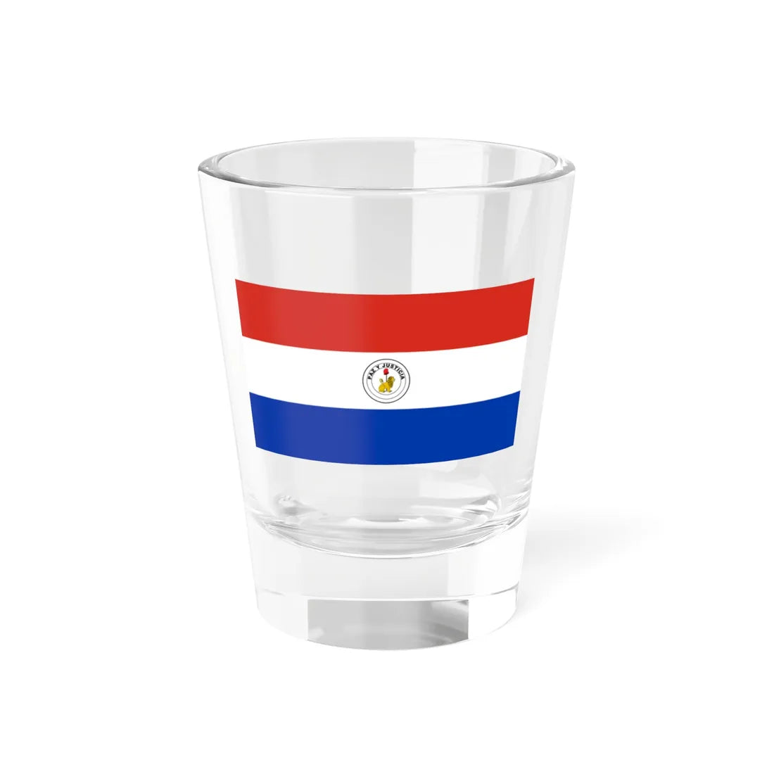 Flag of Paraguay reverse (Paraguay) Shot Glass 1.5oz 1.5oz - Go Mug Yourself