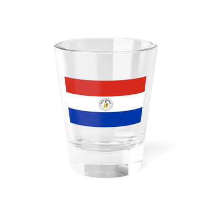 Flag of Paraguay reverse (Paraguay) Shot Glass 1.5oz 1.5oz - Go Mug Yourself