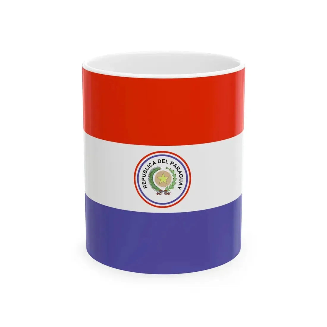 Flag of Paraguay WFB 2000 (Paraguay) White Coffee Mug 11oz - Go Mug Yourself