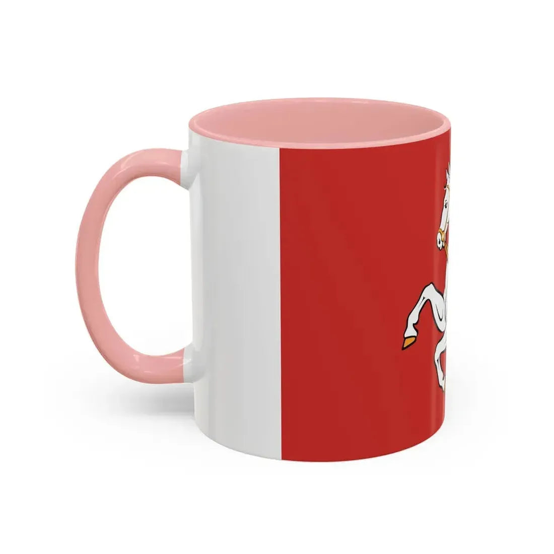Flag of Pardubice Czech Republic - Accent Coffee Mug - Go Mug Yourself