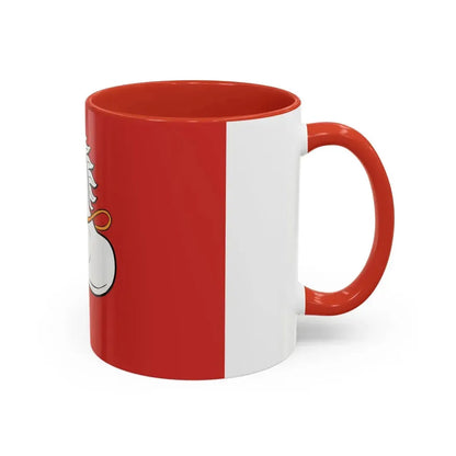 Flag of Pardubice Czech Republic - Accent Coffee Mug - Go Mug Yourself