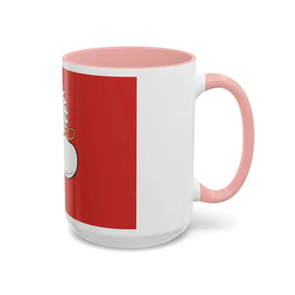 Flag of Pardubice Czech Republic - Accent Coffee Mug - Go Mug Yourself