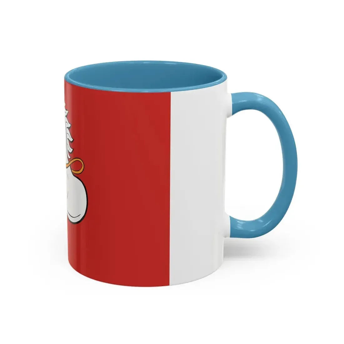 Flag of Pardubice Czech Republic - Accent Coffee Mug - Go Mug Yourself