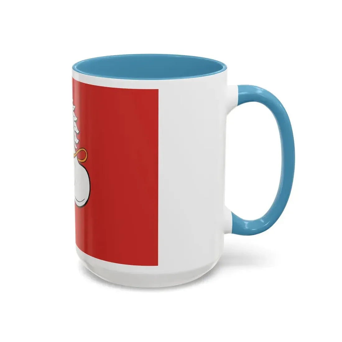 Flag of Pardubice Czech Republic - Accent Coffee Mug - Go Mug Yourself