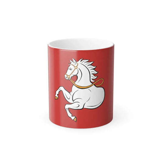 Flag of Pardubice Czech Republic - Color Changing Coffee Mug 11oz - Go Mug Yourself