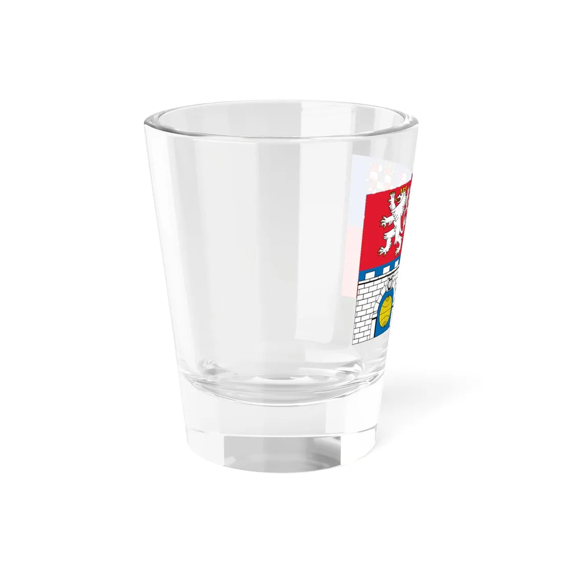 Flag of Pardubice Region (Czech Republic) Shot Glass 1.5oz - Go Mug Yourself
