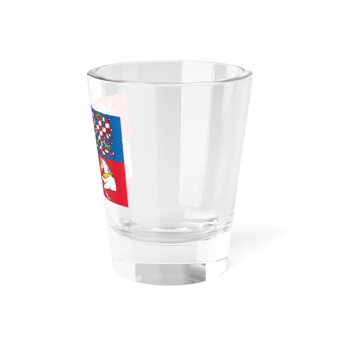 Flag of Pardubice Region (Czech Republic) Shot Glass 1.5oz - Go Mug Yourself