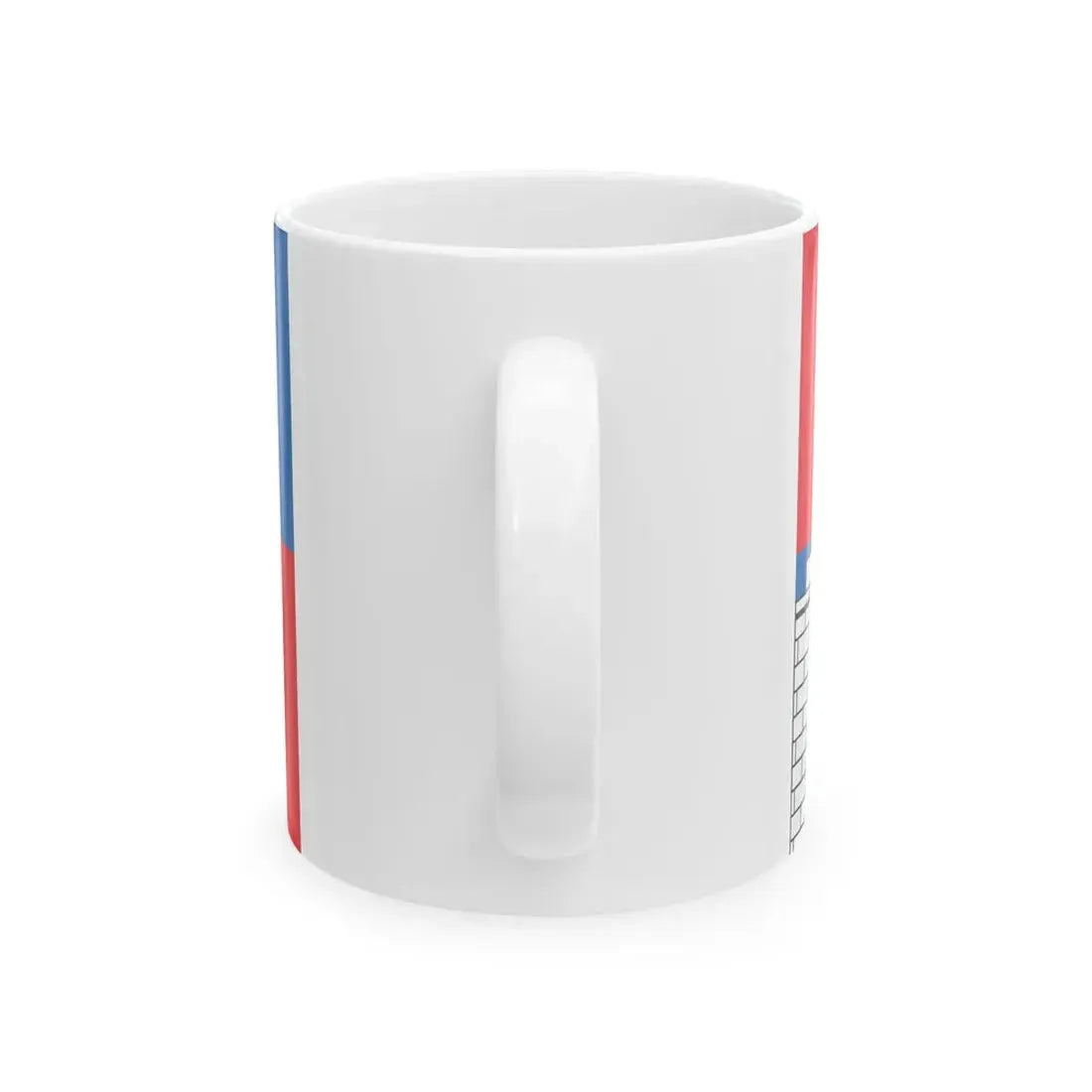 Flag of Pardubice Region (Czech Republic) White Coffee Mug - Go Mug Yourself