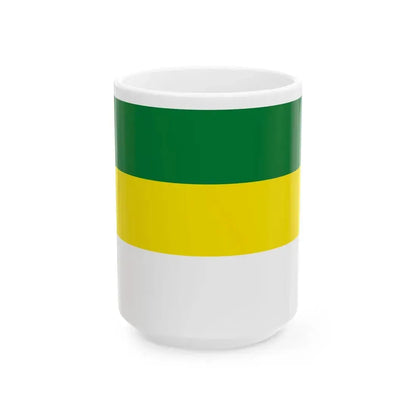 Flag of Paria Bolivia (Bolivia) White Coffee Mug 15oz - Go Mug Yourself