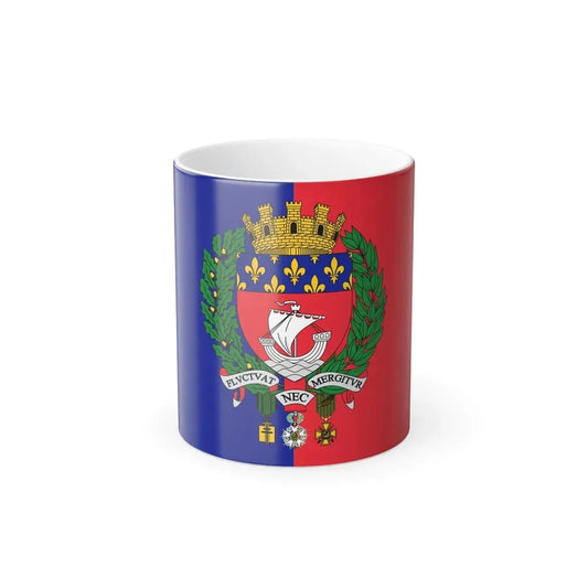 Flag of Paris France - Color Changing Coffee Mug 11oz - Go Mug Yourself
