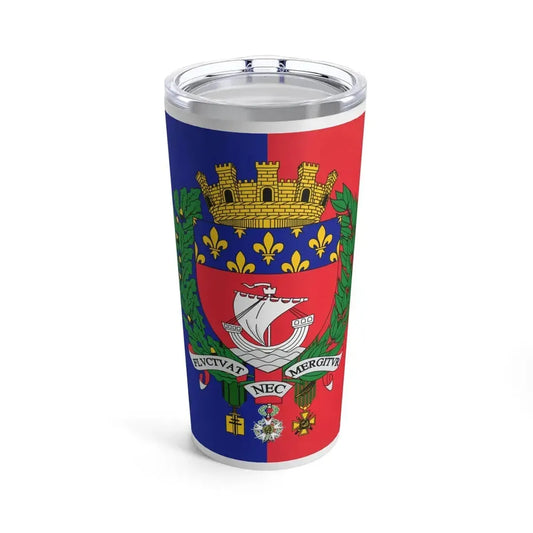 Flag of Paris France - Tumbler 20oz 20oz - Go Mug Yourself
