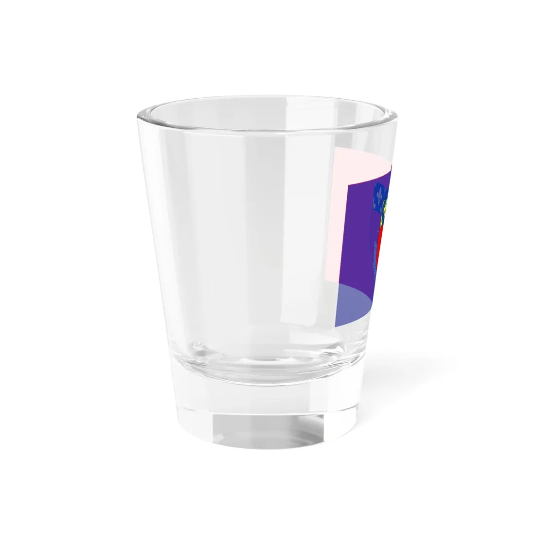 Flag of Paris with shield (France) Shot Glass 1.5oz - Go Mug Yourself