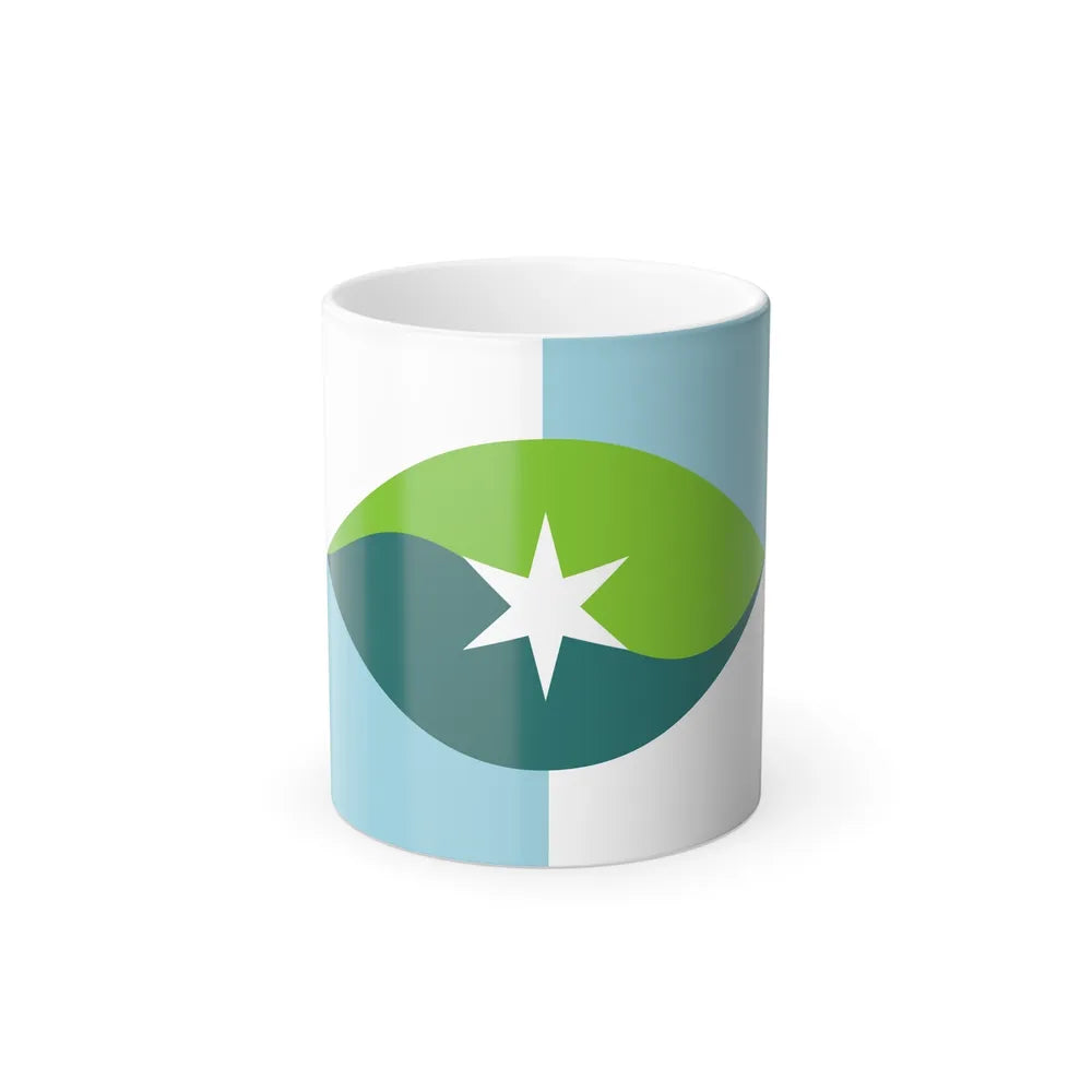Flag of Park City, Kansas - Color Changing Coffee Mug-11oz-Go Mug Yourself