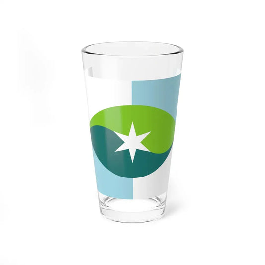 Flag of Park City, Kansas - Pint Glass 16oz 16oz - Go Mug Yourself