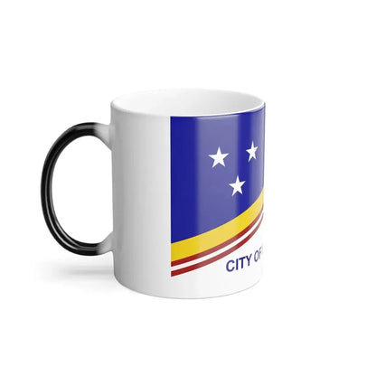 Flag of Park Ridge, Illinois - Color Changing Coffee Mug - Go Mug Yourself