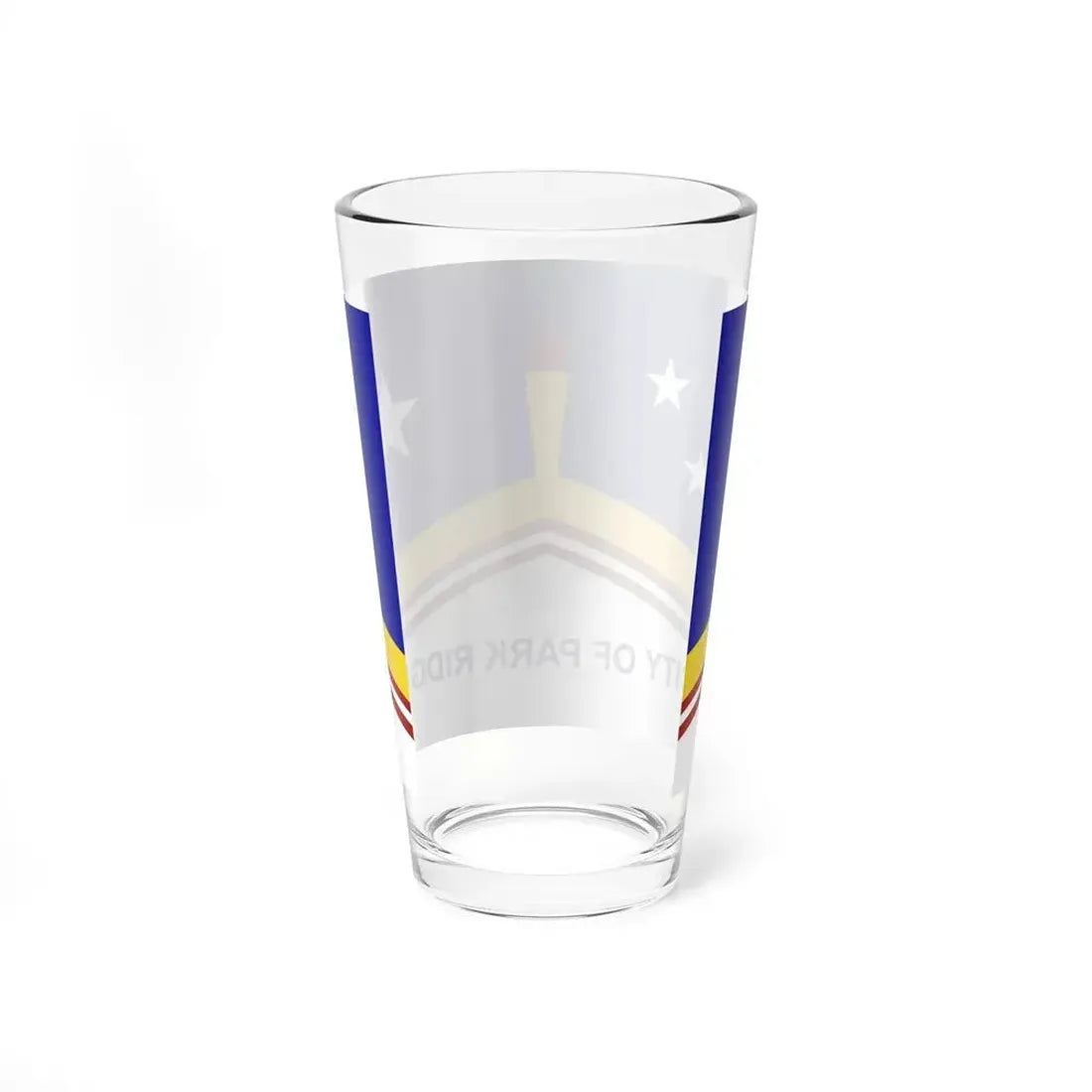 Flag of Park Ridge, Illinois - Pint Glass 16oz - Go Mug Yourself