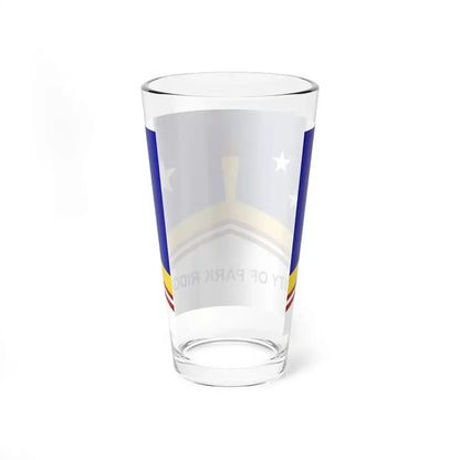 Flag of Park Ridge, Illinois - Pint Glass 16oz - Go Mug Yourself
