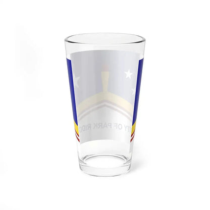 Flag of Park Ridge, Illinois - Pint Glass 16oz - Go Mug Yourself