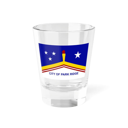Flag of Park Ridge Illinois (United States) Shot Glass 1.5oz 1.5oz - Go Mug Yourself