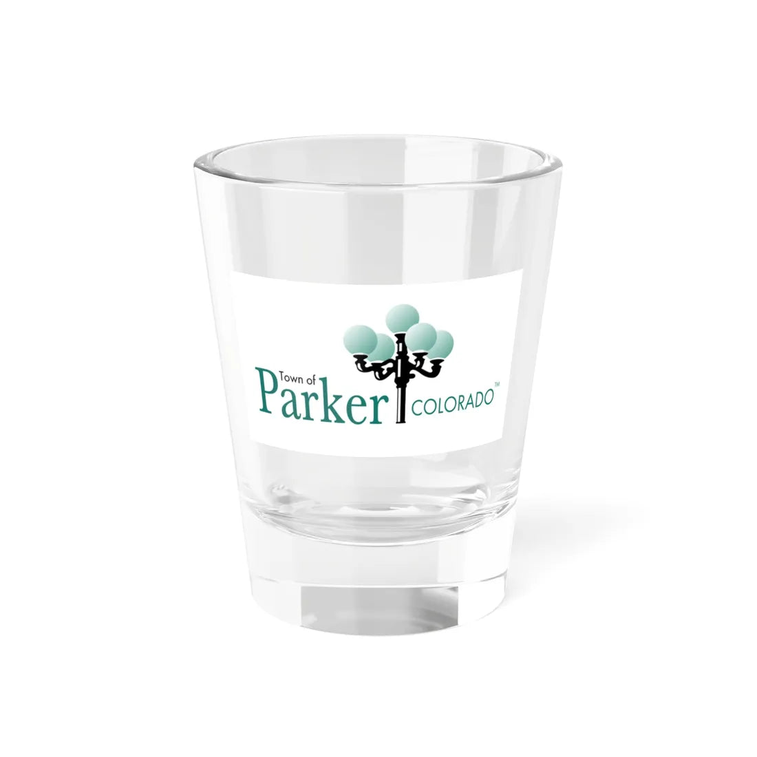 Flag of Parker Colorado (United States) Shot Glass 1.5oz 1.5oz - Go Mug Yourself