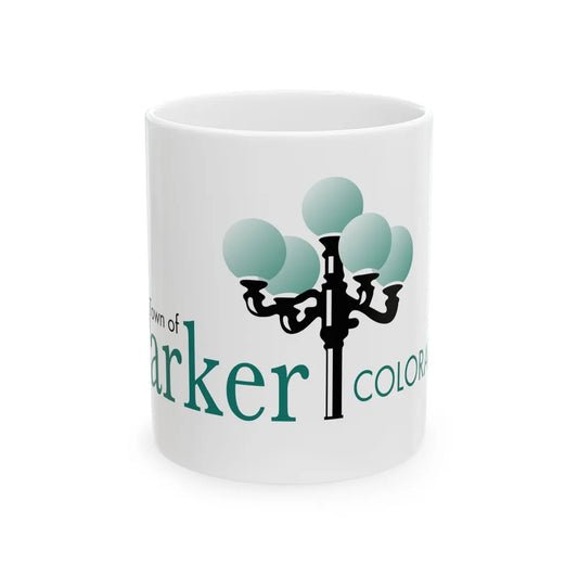 Flag of Parker Colorado (United States) White Coffee Mug 11oz - Go Mug Yourself