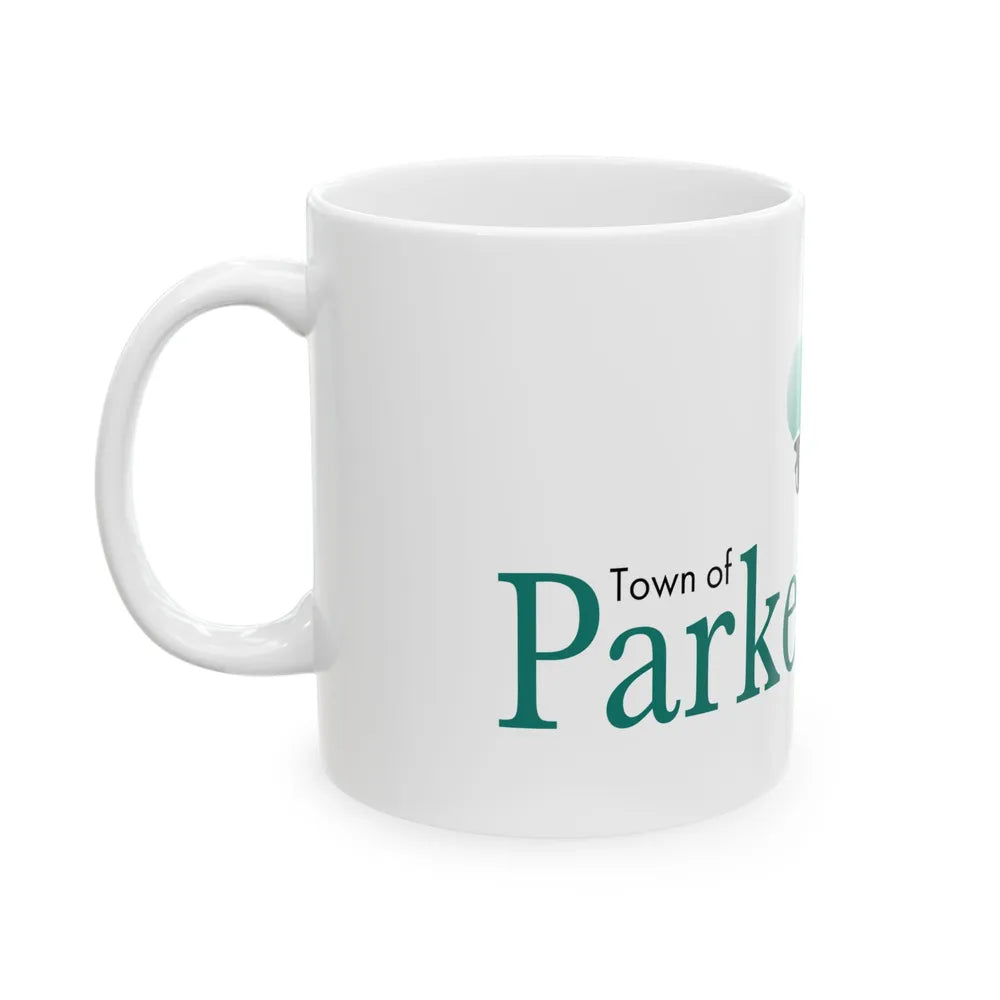 Flag of Parker Colorado (United States) White Coffee Mug - Go Mug Yourself